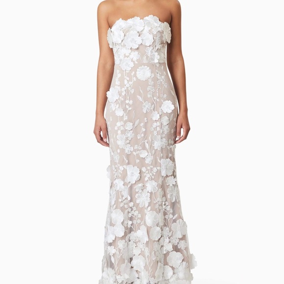 Elliatt Tiana Floral Maxi Dress in White